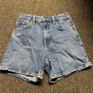 Zara Blue Denim Jean Shorts